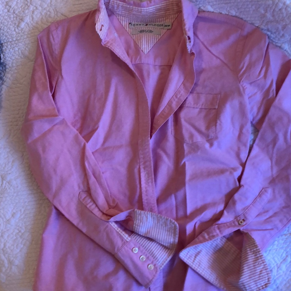 Tommy Hilfiger Pink oxford shirt